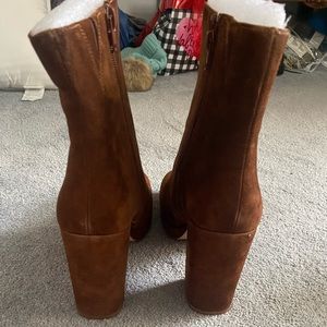Steve Madden suede heeled boots